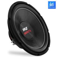 10" Car Audio Speaker Subwoofer - 1000 Watt High Power Bass Surround Sound Stereo Subwoofer Speaker System - Non Press Paper Cone, 90 dB, 4 Ohm, 50 oz Magnet, 2 Inch 4 Layer Voice Coil - Pyle PLPW10D