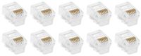 Memotronics RJ12 Telephone Modular Plug 10 pcs 6P6C (6/6)
