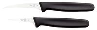 Mercer Culinary Thai Fruit Carving Knife Set, 2 Inch & 2.5 Inch, Black
