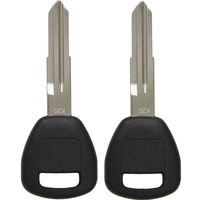 Keyless2Go New Uncut Replacement Transponder Ignition ID 13 Chip Car Key HD106 (2 Pack)