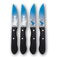Sports Vault NFL Detroit Lions Steak Knive Set