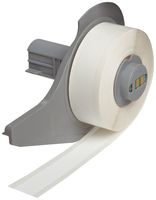 Brady M71C-500-530 50' Length x 0.5" Width White Color B-530 Tamper Resistant Tape For BMP71 Printers
