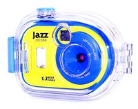 Jazz JDC38W Waterproof 1.3MP Digital Flash Camera (Yellow/Blue)