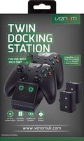 Venom Twin Docking Station with 2 X Rechargeable Battery Packs - Black - Xbox One