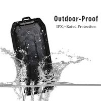 AOOK Portable Bluetooth Speaker, Perfect for Outdoor Activities and Sports and Cycling, Bigger bass and Sound, IPX-7 Splashproof Black