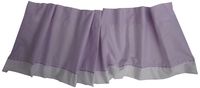 Baby Doll Bedding Regal Window Valance, Lavender