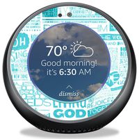 MightySkins Skin Compatible with Amazon Echo Spot - Faith | Protective, Durable, and Unique Vinyl Decal Wrap Cover | Easy to Apply, Remove, and Change Styles | Made in The USA