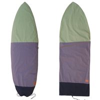 Ho Stevie! Canvas Surfboard Bag Cover [Choose Size & Color] (Black/Gray/Green, 7'6")