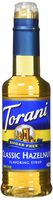 Torani Sugar Free Classic Hazelnut Syrup 12.7 ounce