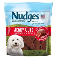 Nudges Steak Jerky Dog Treats, 16 oz
