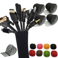 GAME TIGERRR Premium 84" Cable Sleeve Organizer Management Hider for Office + 8 BONUS CLIPS