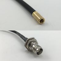 6 inch RG188 SSMB Female to TNC FEMALE BULKHEAD Pigtail Jumper RF coaxial cable 50ohm High Quality Quick USA Shipping