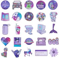 Vsco Stickers for Water Bottles, 50 Pack Waterproof Laptop Stickers Trendy Aesthetic Stickers for Guitar, Laptop, Luggage, Skateboard, Stickers for Kids, Girls,Teens