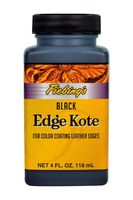 Fiebing's Edge Kote, 4 Oz. - Color Coats Leather Edges - Black