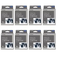 Fujifilm Instant Film 8-PACK BUNDLE SET , INSTAX WIDE MONOCHROME WW 1 (10 x 8 = 80 Shoots) for Instax Wide 300 Camera -Japan Import (8-pack)