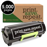 Print.Save.Repeat. Lexmark 501HE High Yield Remanufactured Toner Cartridge for MS310, MS312, MS315, MS410, MS415, MS510, MS610 [5,000 Pages]