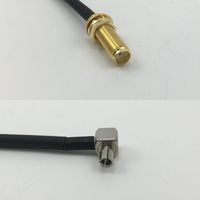 3 feet RG316 SMA Female Long to TS9 ANGLE MALE Pigtail Jumper RF coaxial cable 50 ohm High Quality Quick USA Shipping