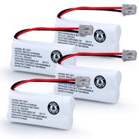 BAOBIAN Model BT-1021 BBTG0798001 Cordles Phone Battery Compatible with Uniden BT1021 BT-1025 BT-1008 BT-1016 Empire CPH-515B Cordless Handset Rechargeable 2.4V 300mAh(Pack of 4)