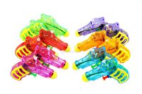 Assortmart 12 Squirt Guns For Kids - Transparent Neon Bulk Water Guns With Classic Design And Durable Materials