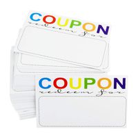 RXBC2011 Coupon Cards Pack of 100 for Business Blank Coupons Gift Certificates Vouchers