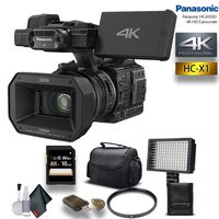 Panasonic HC-X1000 4K DCI/Ultra HD/Full HD Camcorder with 16GB Memory Card, LED Light, Case and More. - Starter Bundle
