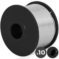 Mophorn 10 Rolls Rebar Tie Wire Coil For Automatic Rebar Tying Machine and Electrical Equipment Supplies