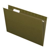 Pendaflex Recycled Hanging Folders, Legal Size, Standard Green, 1/5 Cut, 25/BX (81622)