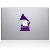 The Decal Guru 2097-MAC-13P-LAV Gramophone Decal Vinyl Sticker, Lavender, 13" MacBook Pro (2015 & Older)
