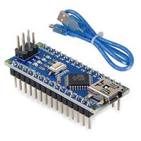 FTCBlock Mini Nano V3.0 ATmega328P Microcontroller Board with USB Cable for Arduino (1pcs Board+1pcs Cable)