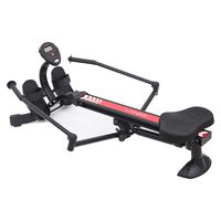 Lanos Hydraulic Rowing Machine | Adjustable Resistance | Smooth and Full-Motion Rowing Stroke | LCD Monitor | Compact for Home Workout | Tone Muscle Improve Heart Health