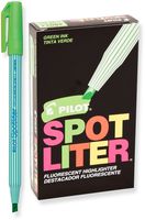 Pilot Spotliter Fluorescent Highlighters, Chisel Tip, Green, Dozen Box (48011)