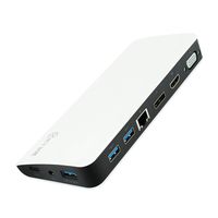 ICY BOX USB C Type-C Docking Station with Triple Video Output Interface for Notebook/Laptop. (HDMI, DP/VGA, 3X USB Ports, USB Type-C Host Interface with 60 Watt Power Delivery, Audio, Gigabit LAN)