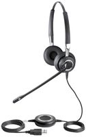 Jabra BIZ 2400 USB UC Duo Corded Headset for Softphone and Mobile Phone (Renewed)