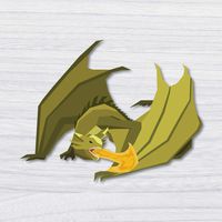 Rhaegal GOT Laptop Sticker