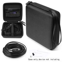 WGear endoscope case for Depstech Wireless, USB, Wireless Borescope, AKASO, iksee, BlueFire, Mousand, Fantronics, ROTEK, mesh pocket for side mirror, hook etc
