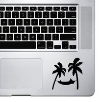 StickAny Palm Series Palm Hammock Sticker for MacBook Pro, Chromebook, and Laptops (Black)