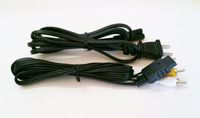 AV Cables & AC Power Adapter Cord Bundle Combo Set for the Sony PS1 Original Playstation (Bulk Packaging) - TBGS