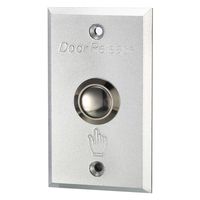 uxcell NO/COM Push Exit Release Button Switch Panel for Door Access Control Systems Aluminum Alloy