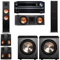 Klipsch RP-280F Tower Speakers-RP-250C-PL-200-5.2-Onkyo TX-NR838