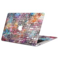 igsticker Skin Decals for MacBook Pro 15 inch 2019/18/17/16(Model A1990/A1707) Ultra Thin Premium Protective Body Stickers Skins Universal Cover Colorful　Rainbow　Bricks