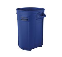 Suncast Commercial Utility Trash Can, 32 Gallon- Blue