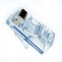 Pass & Seymour Legrand RJ45P-10V RJ45 Modular Male Plug Ends, 4 Pairs, Cat5E