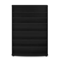 FURINNO JAYA 6-Tier Multimedia Storage Tower, Espresso