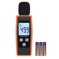 LiNKFOR Decibel Meter Digital Sound Level Tester Noise Meter Noise Measurement Tester Range 30~130dB Decibel Tester Support Max/Min Hold Function LCD Display Batteries Included
