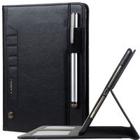 Mini 3 iPad Case Cover,Premium PU Leather Case Tablet Smart Stand Case [Rugged Protective][Well Made] Slim Fit Cover with Card Slot and Hand Strap for iPad Mini 1/Mini 2/Mini 3/Mini 4