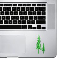 StickAny Palm Series Redwood Trees Sticker for MacBook Pro, Chromebook, and Laptops (Green)