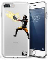 Epic Cases iPhone6 Plus iPhone 7/iPhone 8 Plus Case Ultra Slim Crystal Clear Football Series Soft Transparent TPU Case Cover Apple (Juju Steelers, iPhone 6/7/8 Plus)