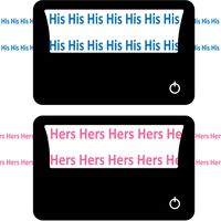 His and Her Credit Card Size Lighted 3X Magnifier Bundle Includes 2 Magnifiers, Each Magnifier for Reading has 3X Fresnel Lens, Use as 3X Magnifying Glass with Light or as Reading Magnifier for Menus