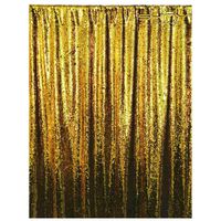 ShiDianYi Mermaid Sequin Photography Backdrop 8FTX9FT-Gold&Black-Reversible Curtain Backdrop for Home Decor-0908E