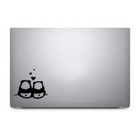 Bargain Max Decals - Two Pandas in Love - Decal Sticker for MacBook Pro Air 13" 15" 17"